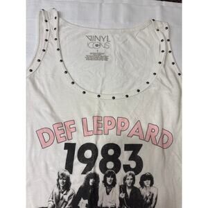 Torrid Def Leopard Studded Crew Tank Top Size 1